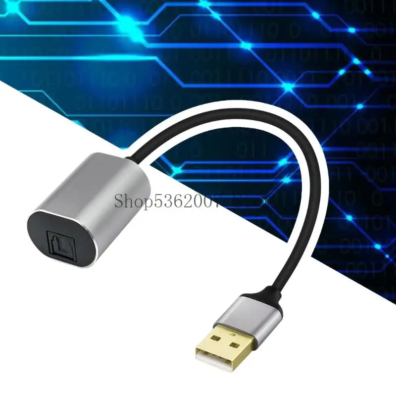 USB A TO Sound Adapter USB A ke SPDIF Konektor Konverter Digital Wanita untuk Komputer Laptop Home Theatre Accessories 40JB