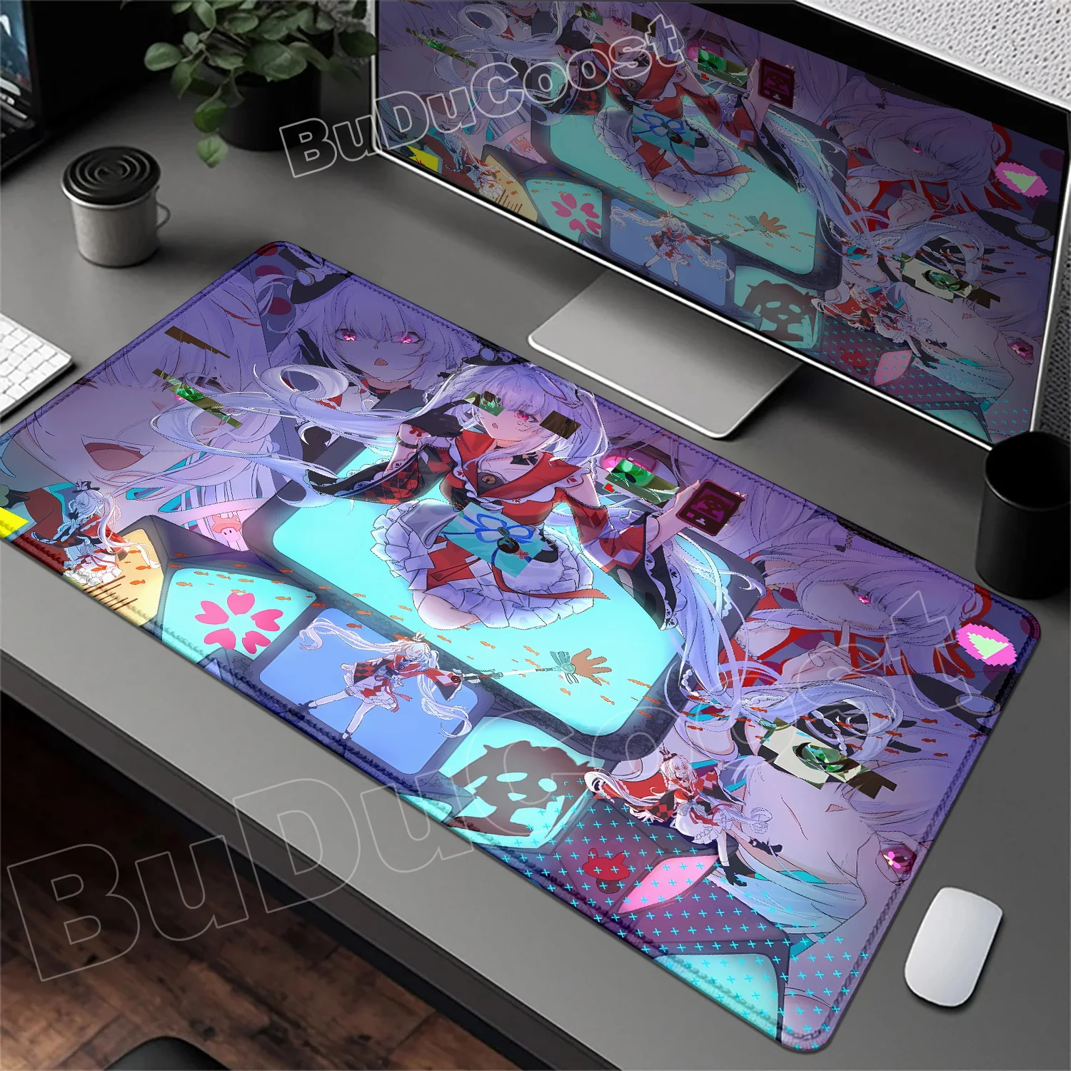 

Pretty Anime Girl Sparxie Desk Mat XXL Honkai Star Rail Game Mouse Pad Lock Edge PC Mice Mats Office Computer Keyboard Mousepad
