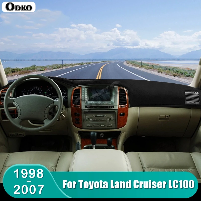 Для Toyota Land Cruiser 100 LC100 1998-2000 2001 2002 2003 2004 2005 2006 2007 крышка приборной панели автомобиля солнцезащитный козырек аксессуары Для Toyota Land Cruiser 100 LC100 1998-2000 2001 2002 2003 2004 2005 2006 2007 крышка приборной панели автомобиля солнцезащитный козырек аксессуары