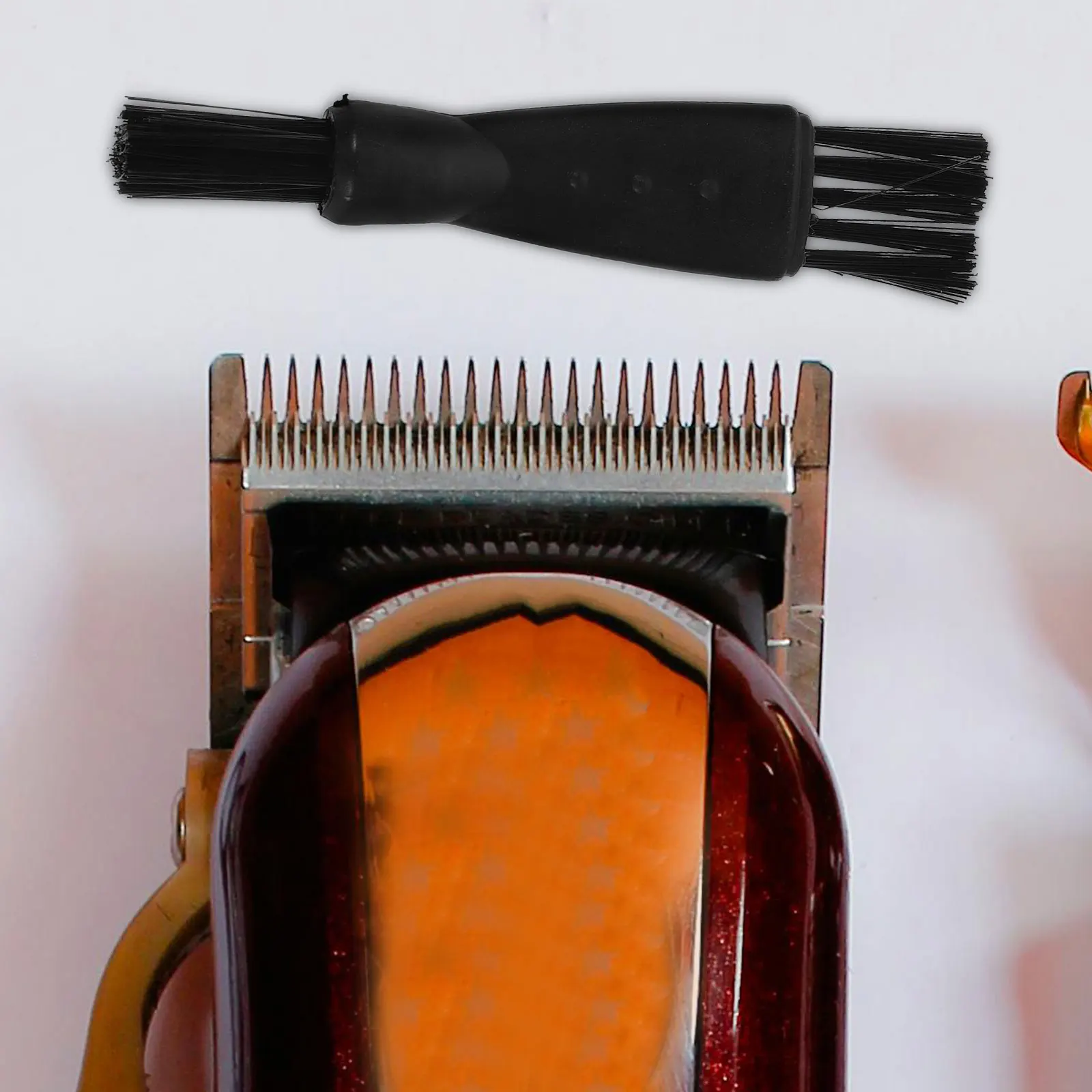 20 قطعة فرشاة تنظيف صغيرة للرجال الحلاقة وتشذيب شعيرات مزدوجة تصميم المحمولة أداة تهذيب الشعر لمجموعة إزالة الغبار شفرة