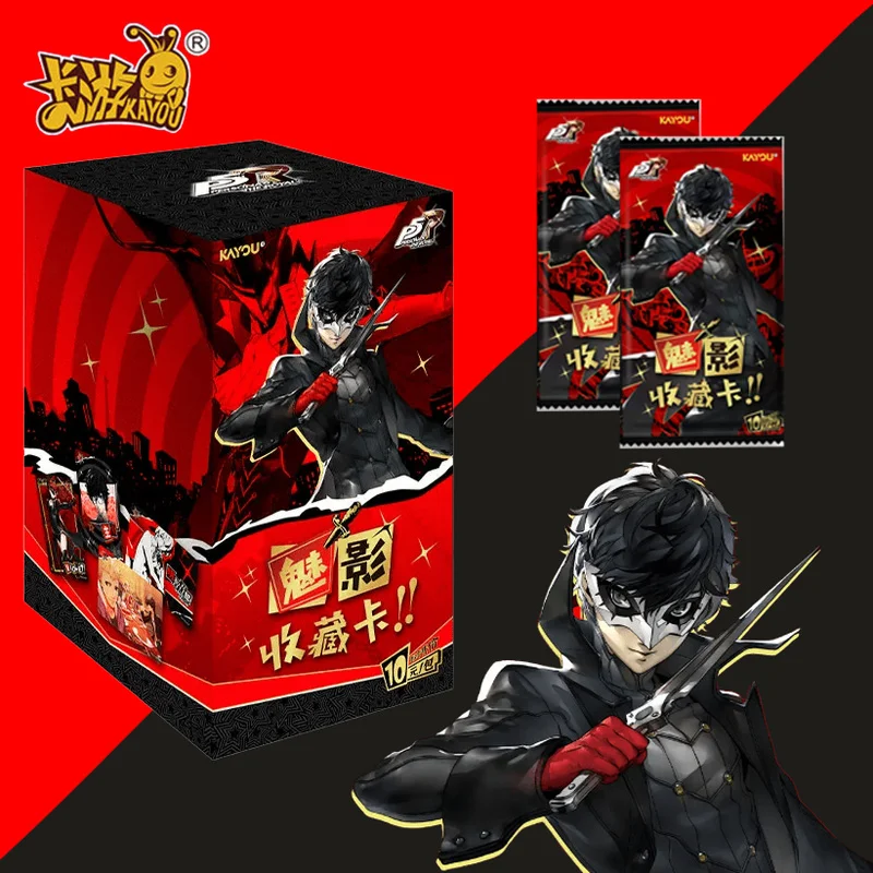 Tarjetas Coleccionables KAYOU Persona 5 Royal, Primera Ola, Colección del Ladrón Fantasma, Mercancía Oficial del Anime para Coleccionistas Adultos