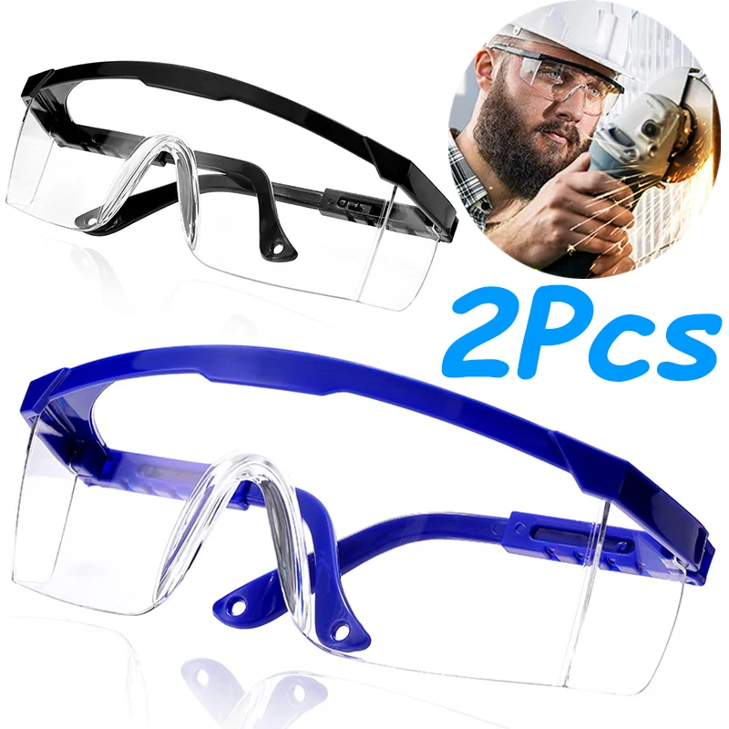 1/2Pcs Motorcycle Anti-Splash Protective Wind Dust Proof Goggles Eye Protection Lab Goggles Work Safety Glasses Cycling Glasse