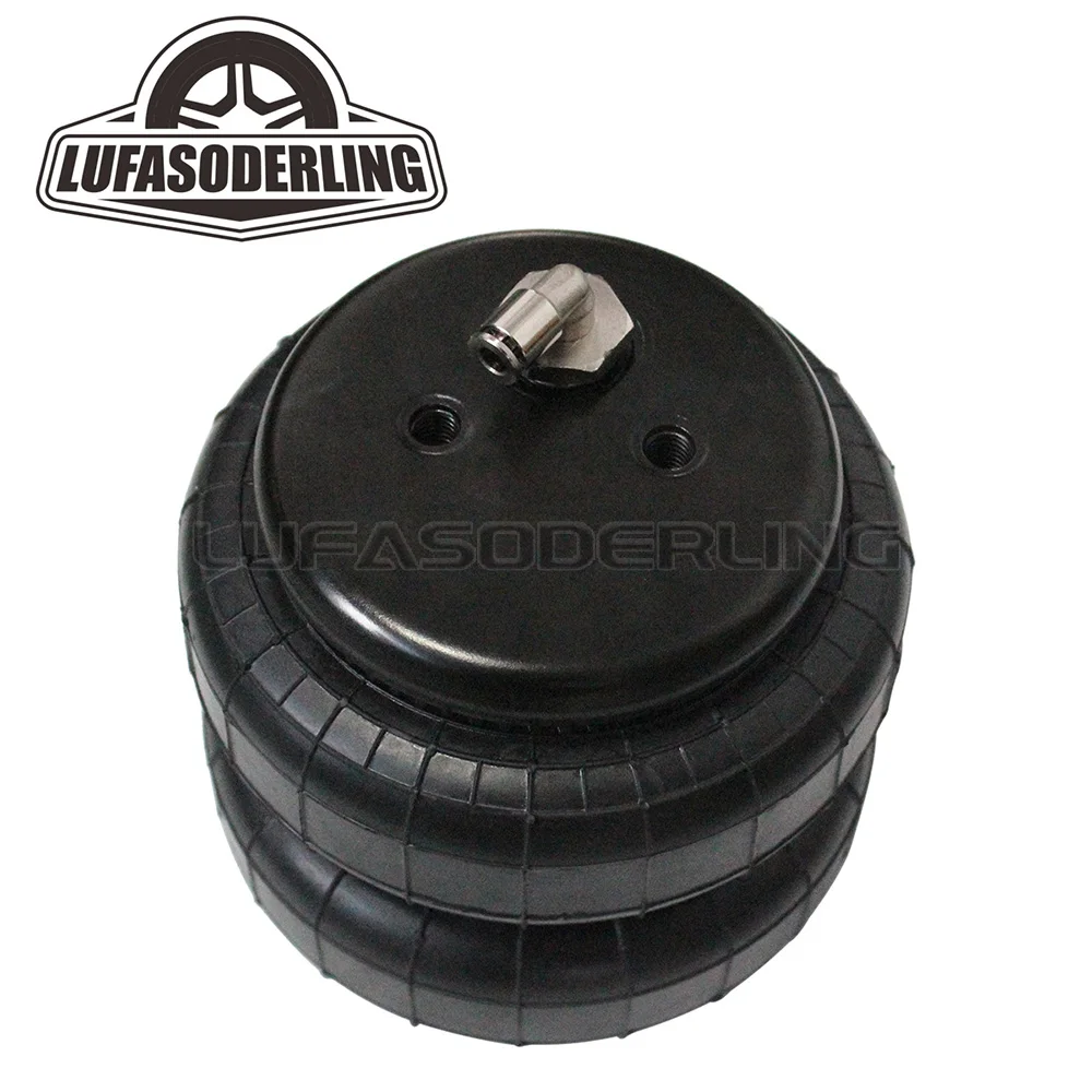 

For Dodge Universal Air Suspension Spring Double Bellow Standard 2500 lb 1/2" npt Single Port Air Ride Strut+Air Valve Fitting