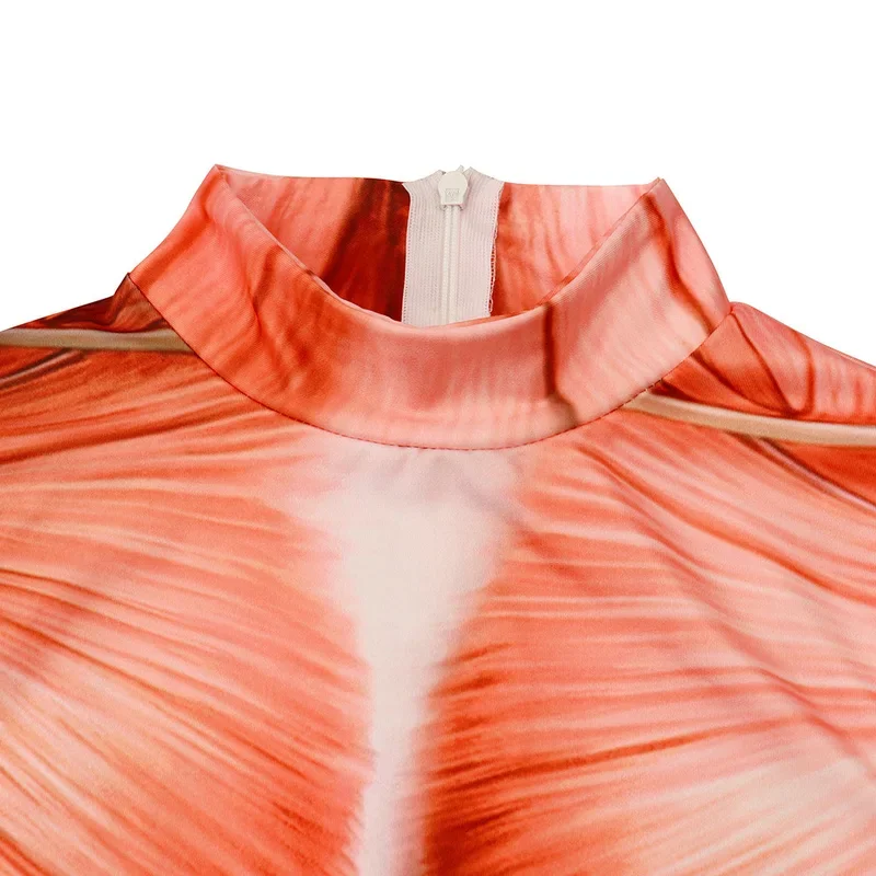 Za01 elastano apertado ajuste bodysuit masculino e feminino cosplay traje de manga longa festa de carnaval de halloween terno de corpo inteiro músculo cat za0 @