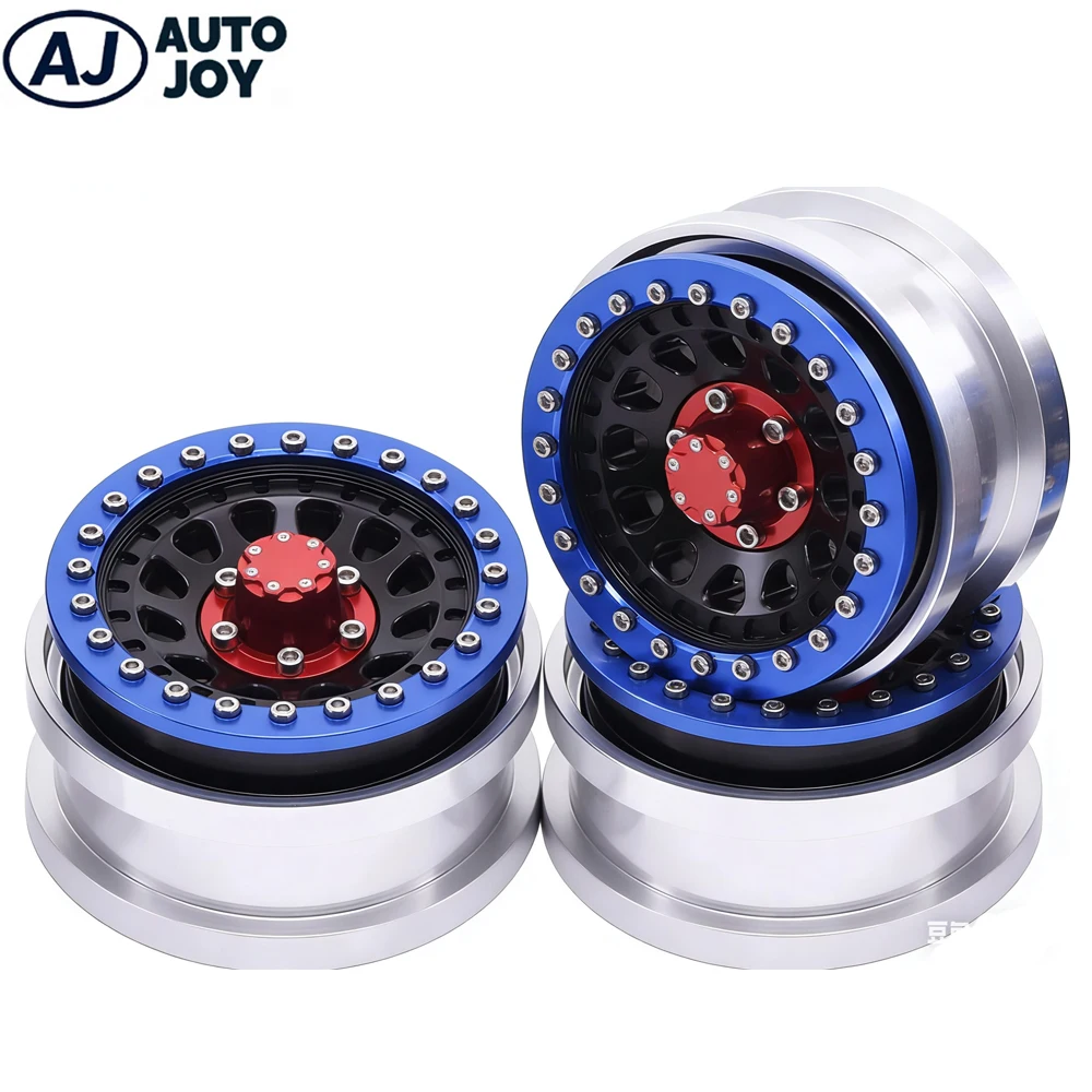 

AUTO JOY 4 шт./компл. Алюминиевые диски CNC 2.9" Beadlock с кольцами для радиоуправляемых моделей 1/6 SCX6 AXI05000 Jeep Wrangler AXI05001 Trail