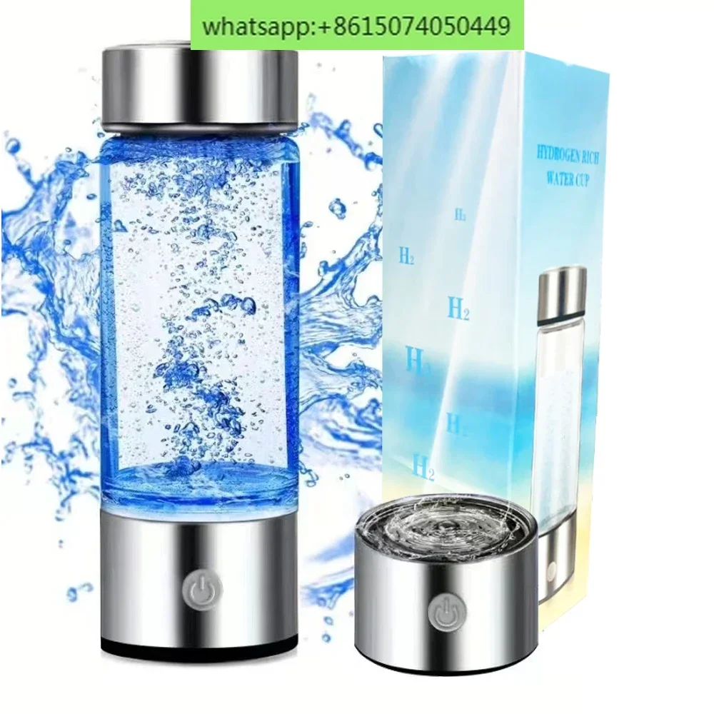 

Hydrogen Generator Water Cup Filter Ionizer Maker Hydrogen-Rich Water Portable Super Antioxidants ORP Hydrogen Bottle 420ml