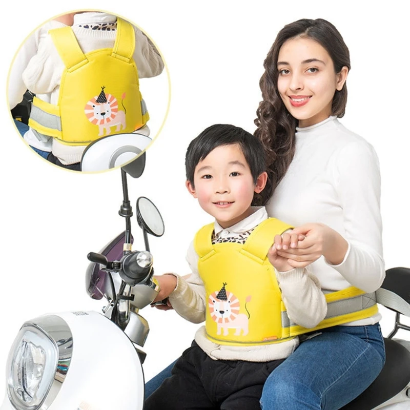 2024 New Upgrade Children Motorcycle Safety Belt Children Motorcycle Safety Strap Seats Belt Electric Vehicle Safety Harness