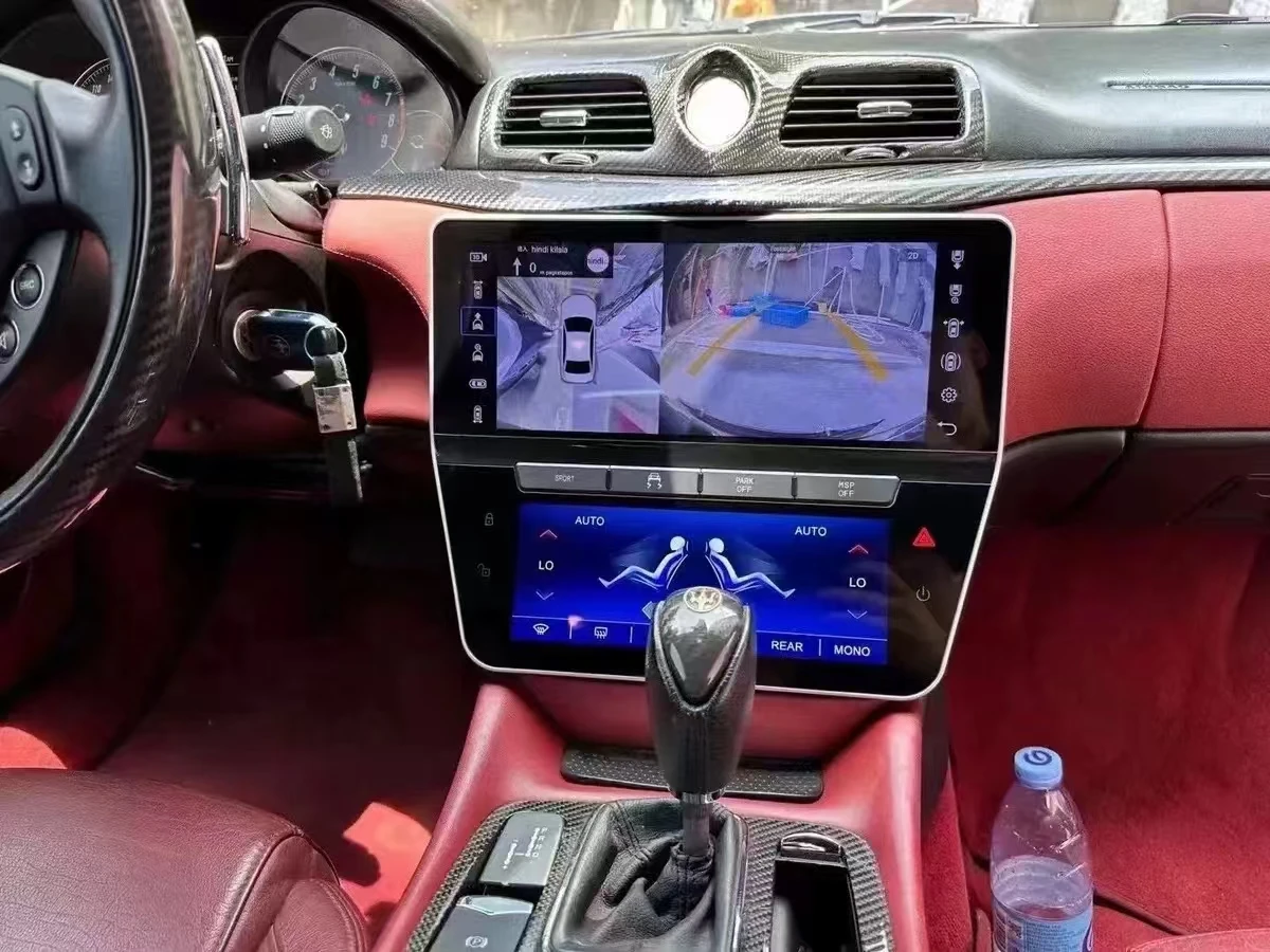 RHD Android 12 For Maserati Quattroporte Android 2013- 2018 Car Radio Carplay Qualcomm Multimedia Player GPS Navigation AC Board