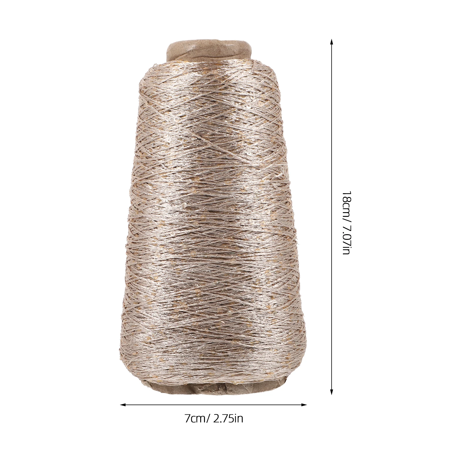 

Glitter Cotton Yarn 100G Golden Sparkle Yarn for Crochet Knitting Sweaters Scarves Hats DIY Needlework Spinning Weaving