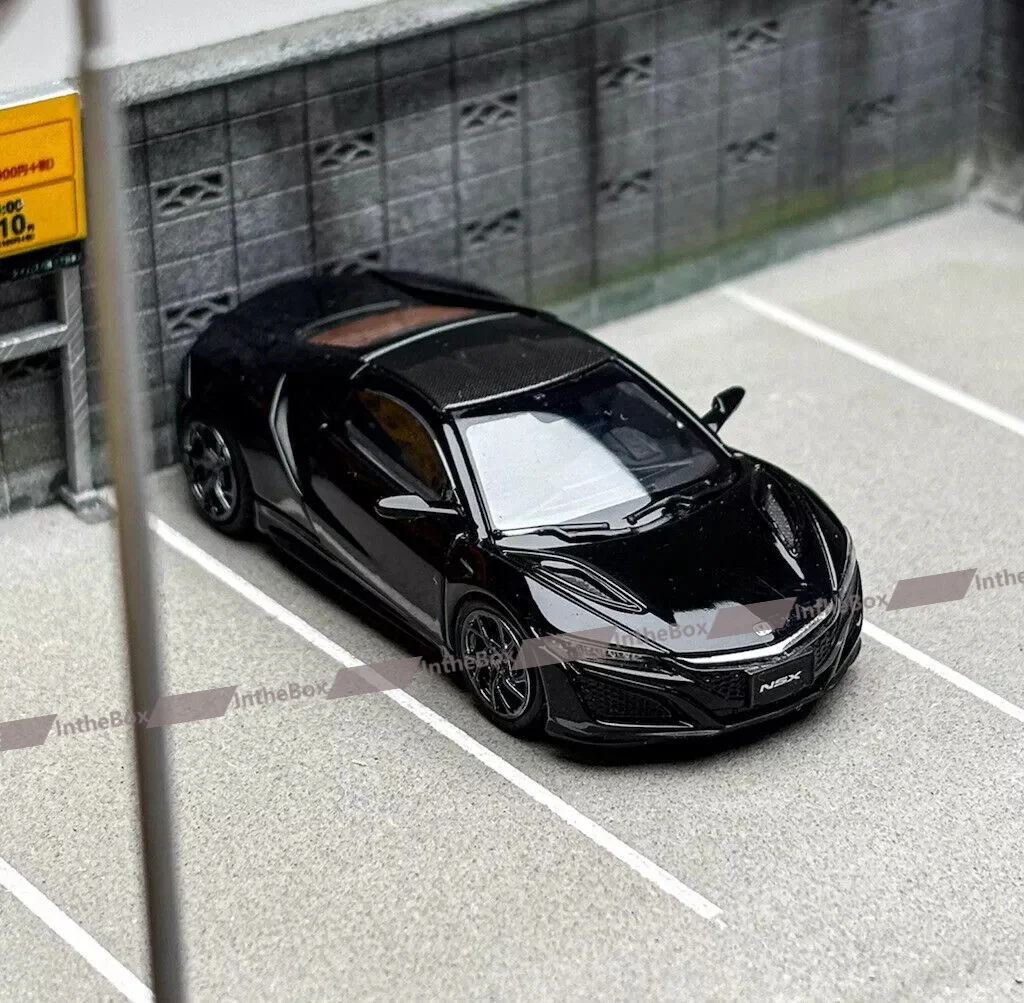 

GB LCD 1:64 Черный JDM NSX гоночный спортивный купе модель литая Коллекционная машина