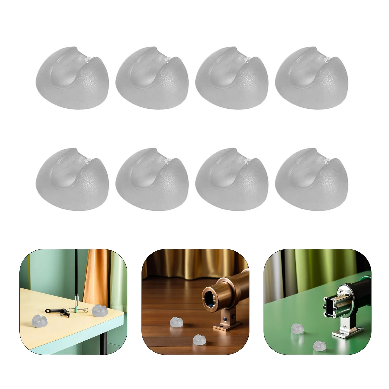 8Pcs Protective Chair Feet Pads Non-Slip Furniture Table Leg Covers Anti-Scratch Floor Protectors Table Feet Covers