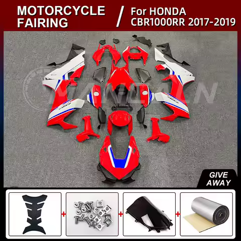 Motorcycle Fairing Kit for Honda CBR1000RR CBR 1000 RR 2017 2018 2019 ABS High Quality Injection Body Kit Red White Bule