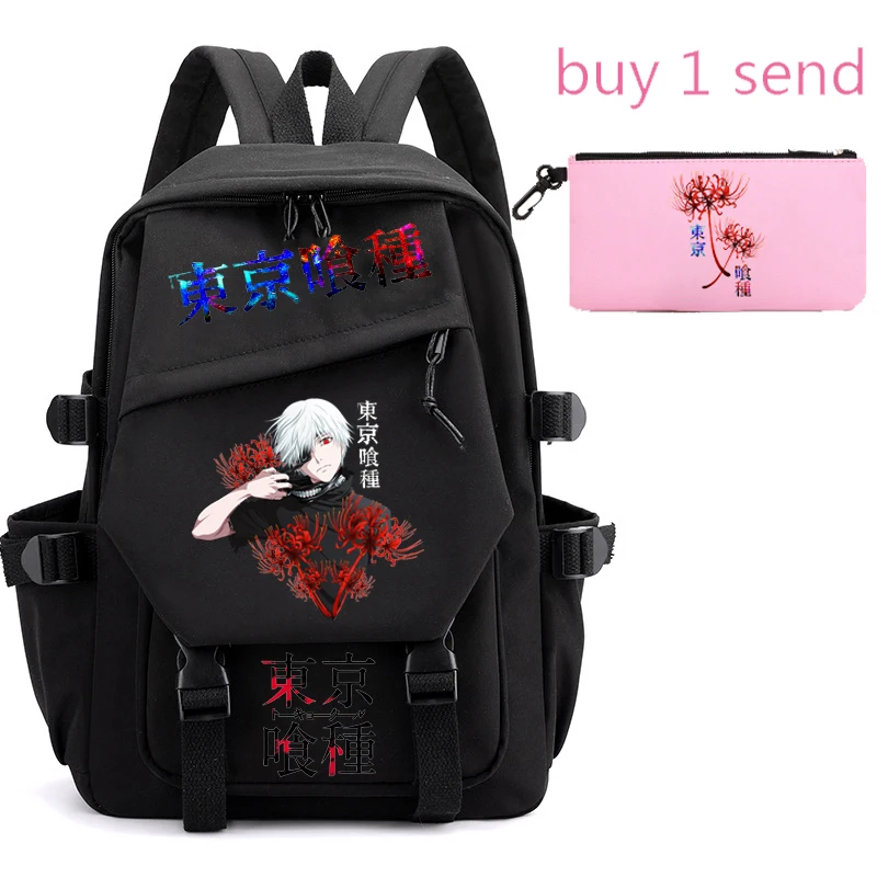 

Tokyo Ghoul Ladies Men's Backpack Laptop School Bag Fashion Cool Student Men's Bag College Travel Bag