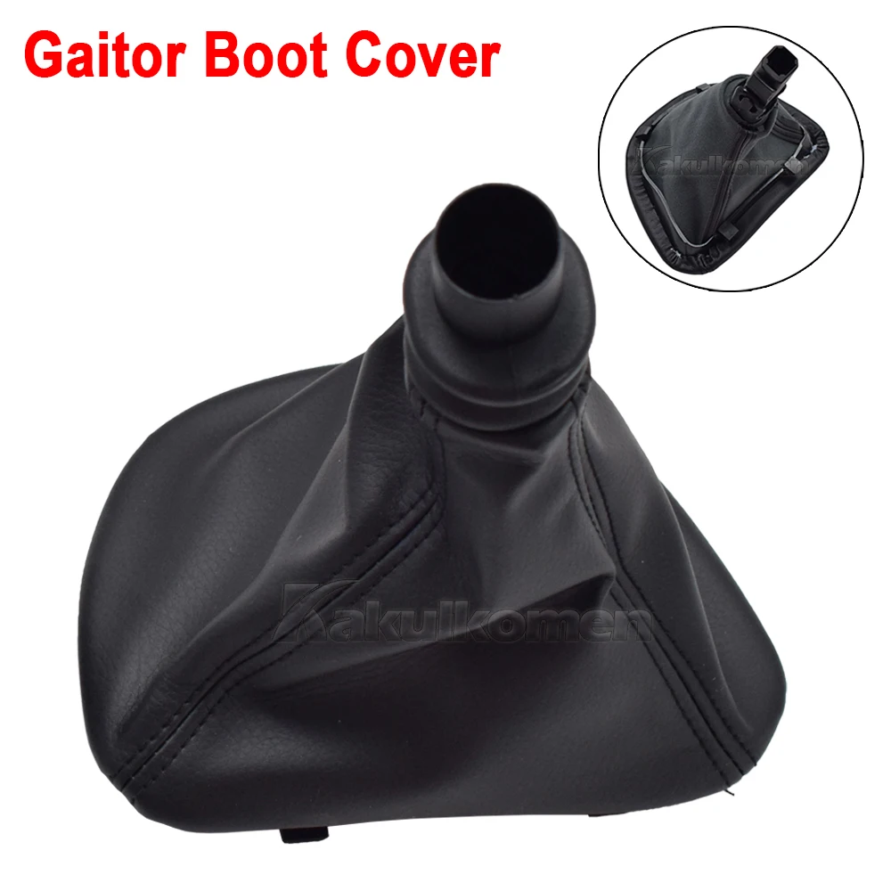 Schaltknauf Schalthebelkopf mit Leder-Manschette für Mercedes Benz Vito Viano W639 2003-2010 Schwarz 6-Gang Schaltgetriebe – Detail 8