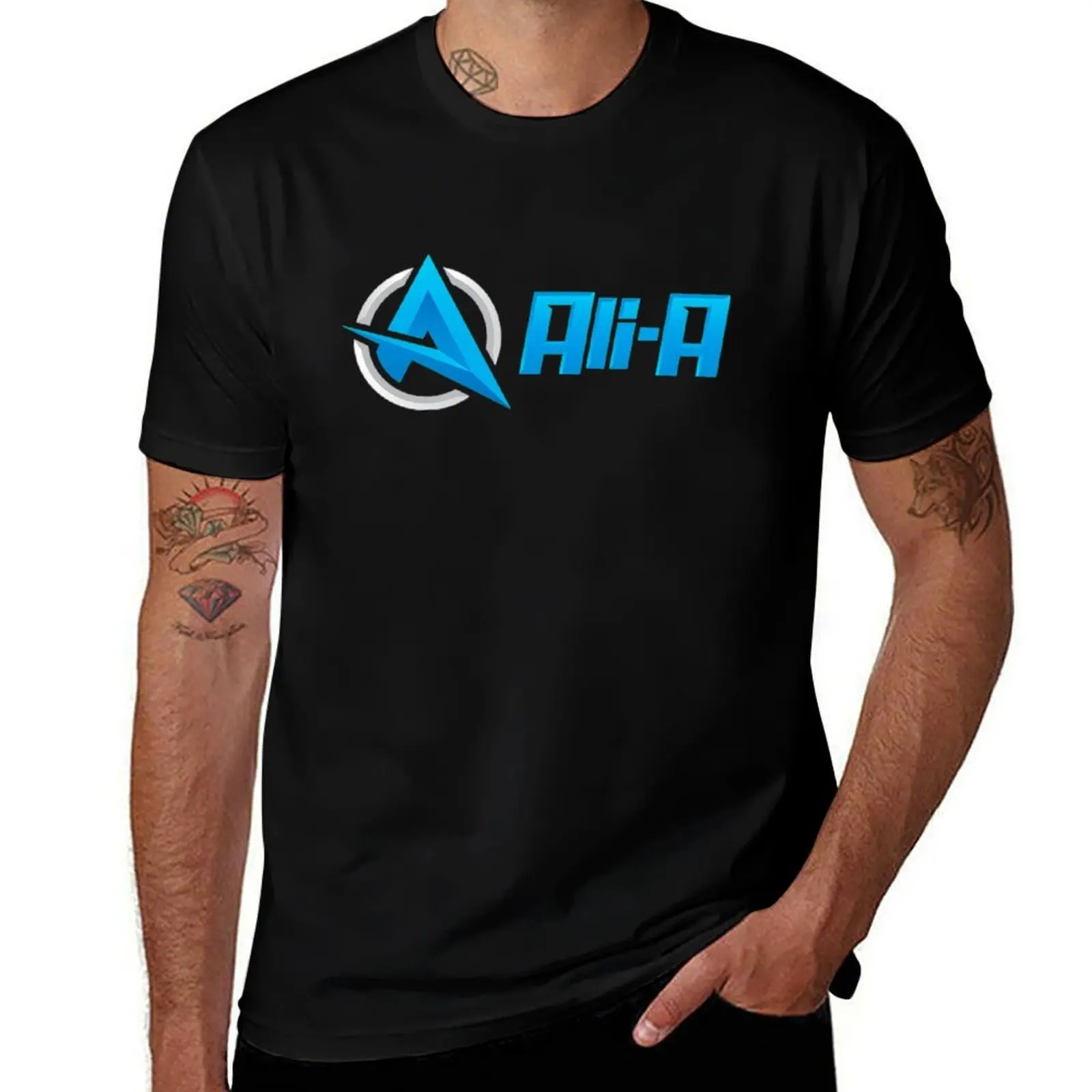 

Ali-A Logo T-Shirt t shirts designer anime t shirts for man T-Shirt