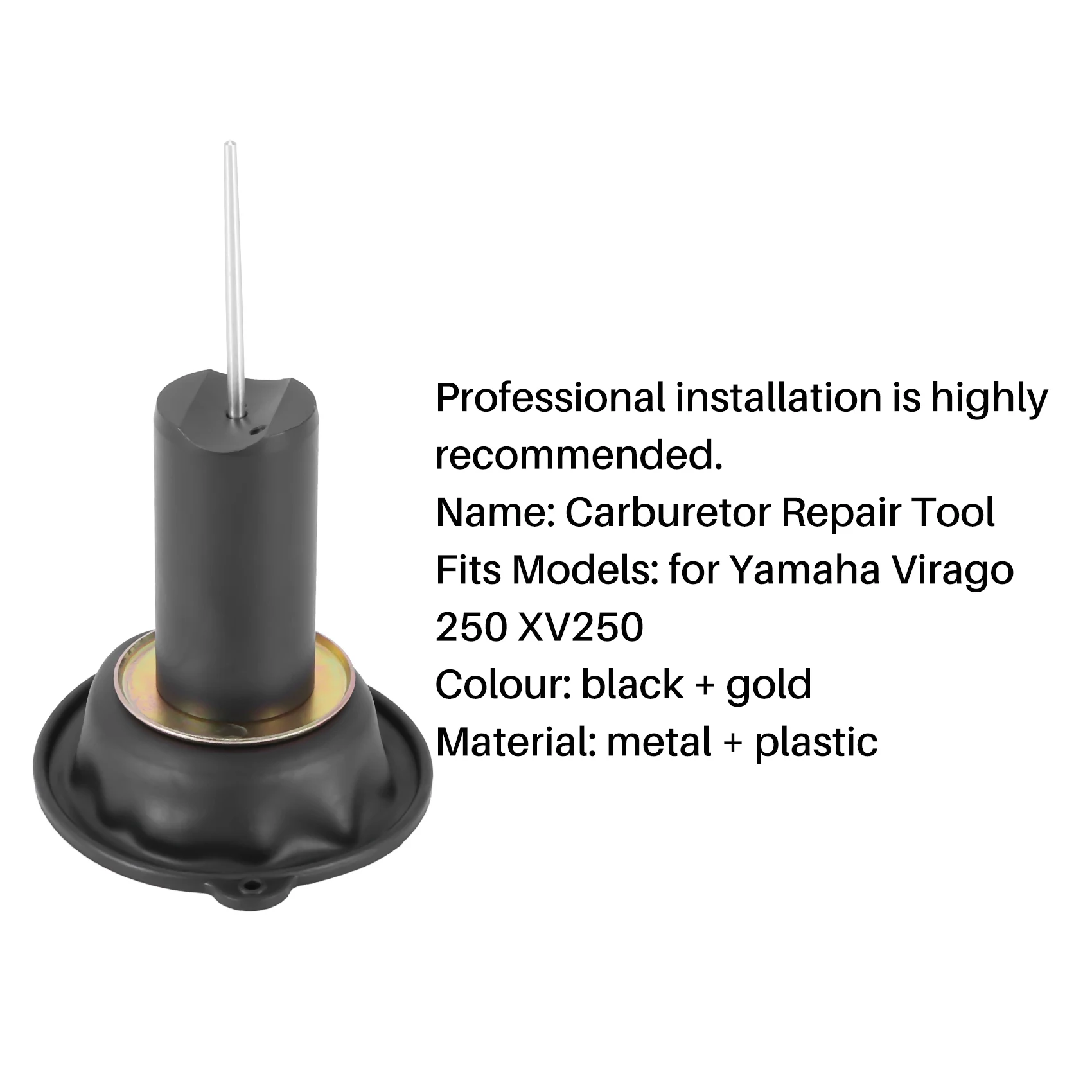 Kit de reparación de carburador de motocicleta, Kit de junta de flotador de pistón para Yamaha Virago 250 XV250