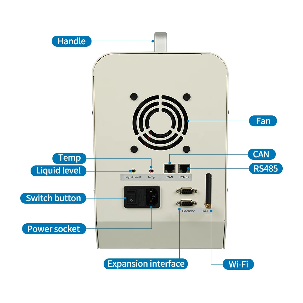 Kamoer 12L/min High Flow Peristaltic Pump M5 V3 AC100V-240V Adjustable Pump, App Control, Foot Switch, RS485, 600RPM for Lab