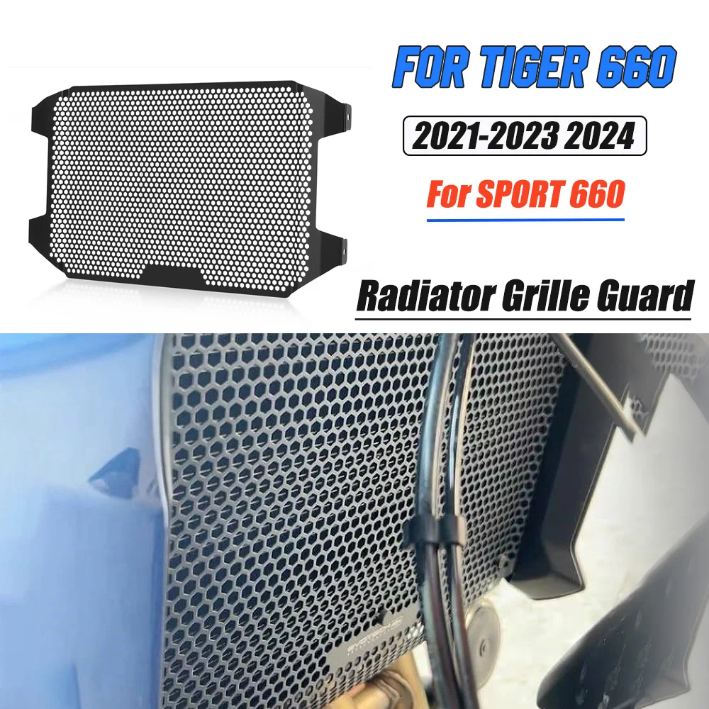 

Motocycle Radiator Grille Cover Water Tank Guard Protection For Tiger 660 SPORT 660 2024 2023 2022 2021 Radiator Guard