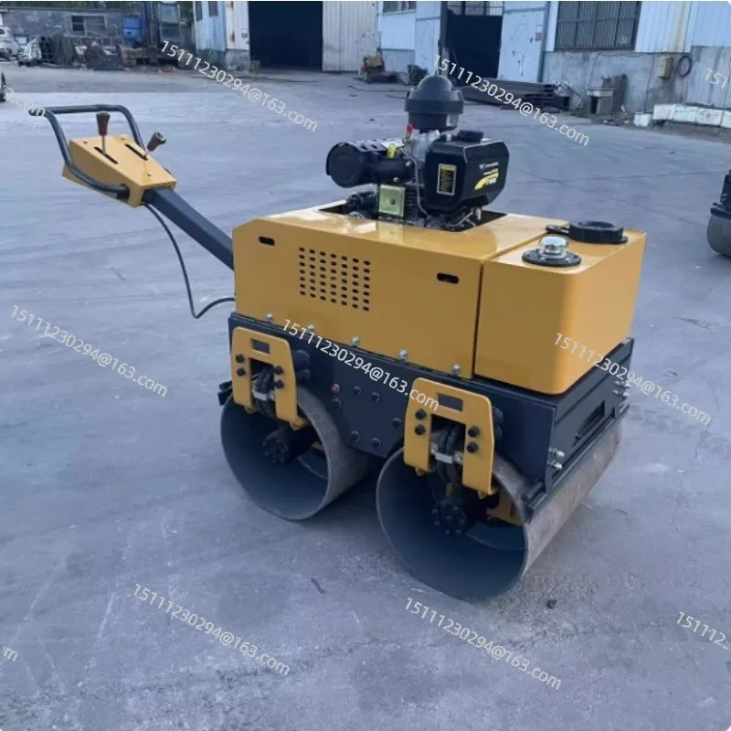 Mini Hand-Powered Dual Steel Wheel Cam Road Roller with Vibration Compaction YDL-TS700 YDL-S700