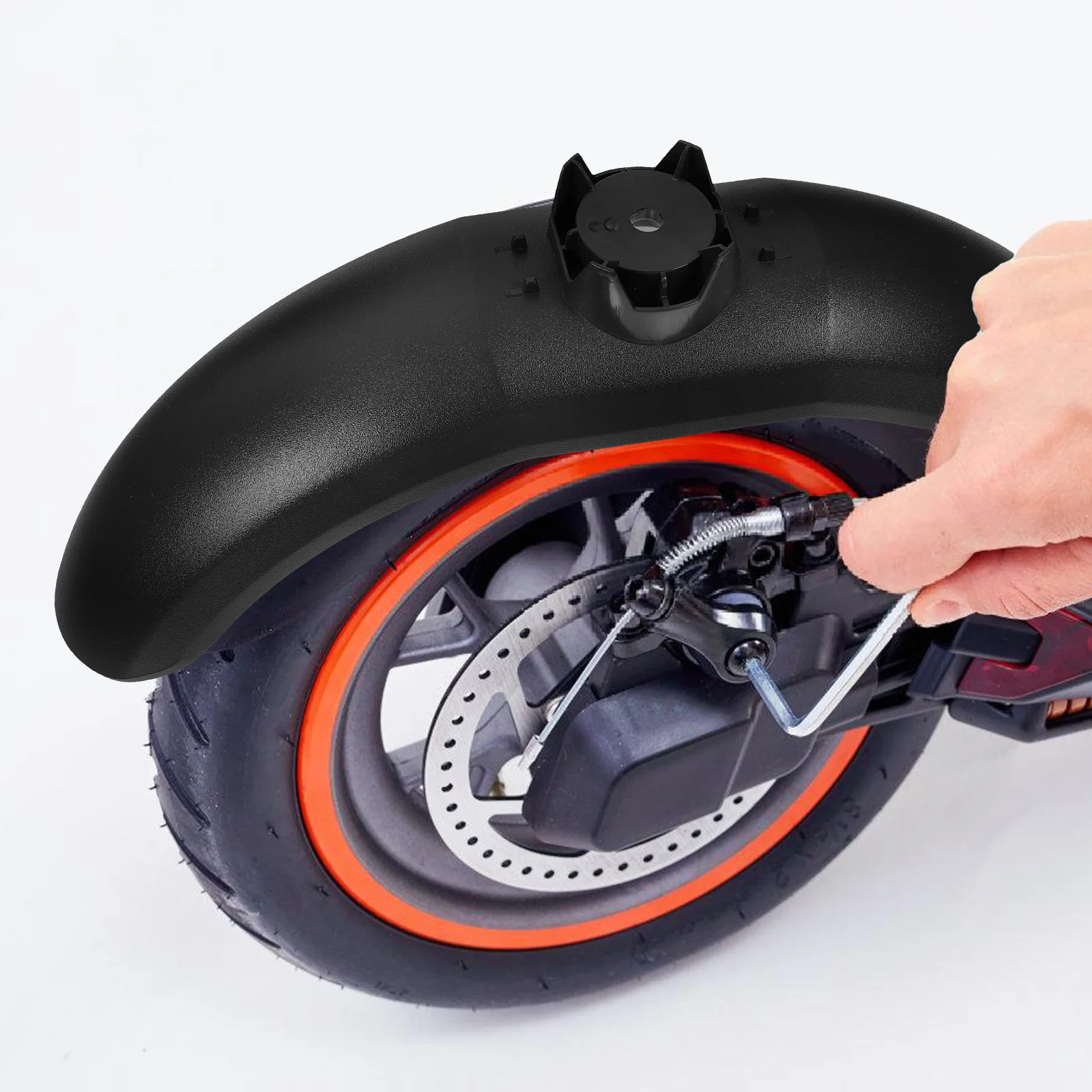 

Front Mudguard Bracket for Scooter Electric Lightweight Durable Holder Supplies Bridge Anti Shake Smooth Edge Non Burr