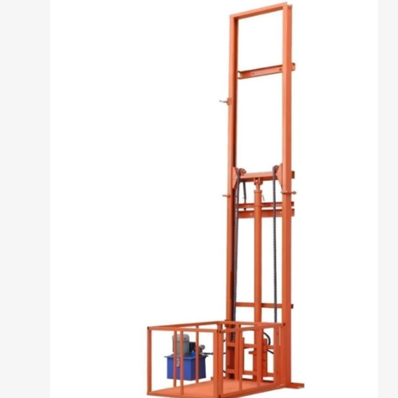 

Hydraulic lifting platform Factory building Freight lift Electric lifting platform Warehouse hoist Guide