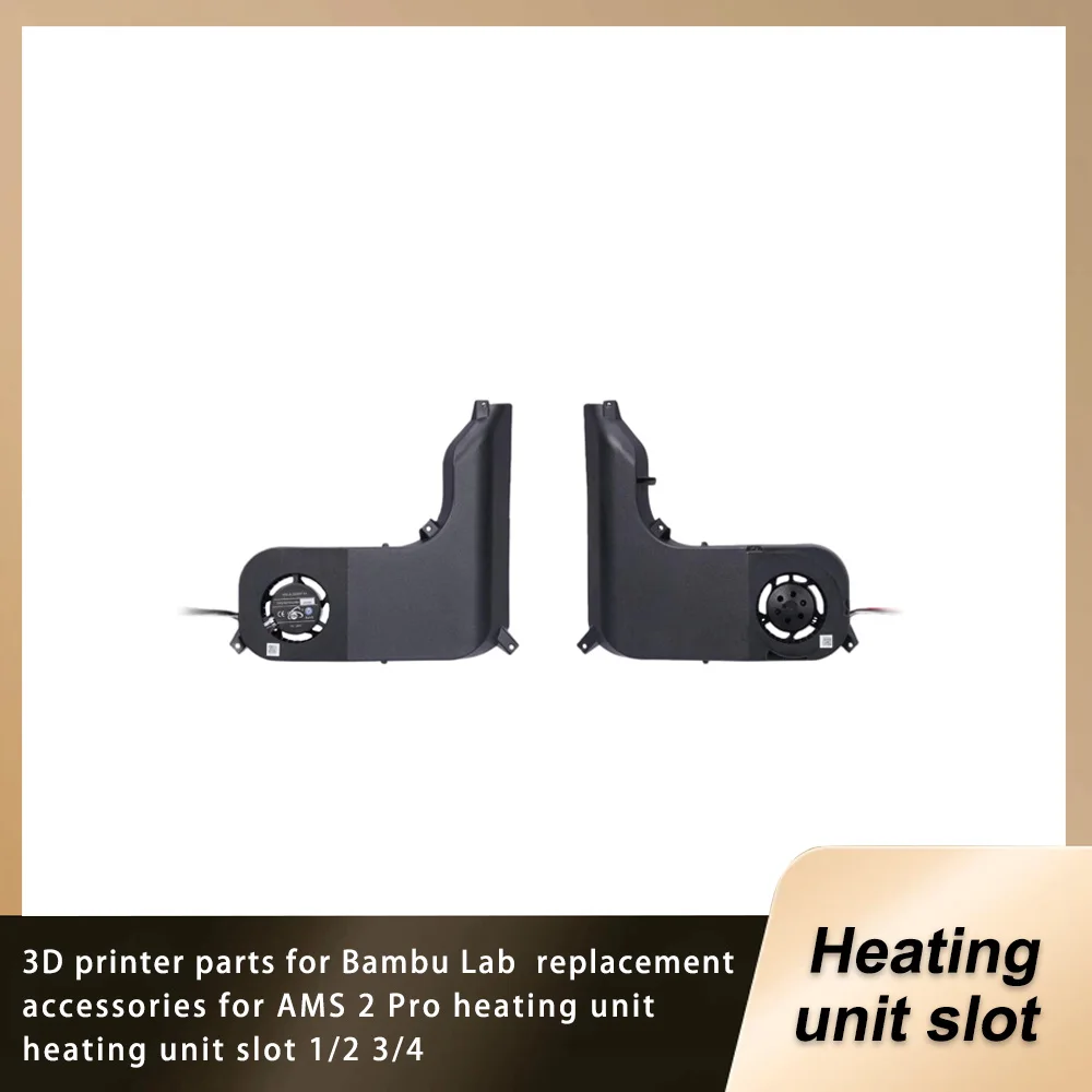 

3D Printer Parts For Bambu Lab Replacement Accessories For AMS 2 Pro Heating Unit Heating Unit Slot Drying Component