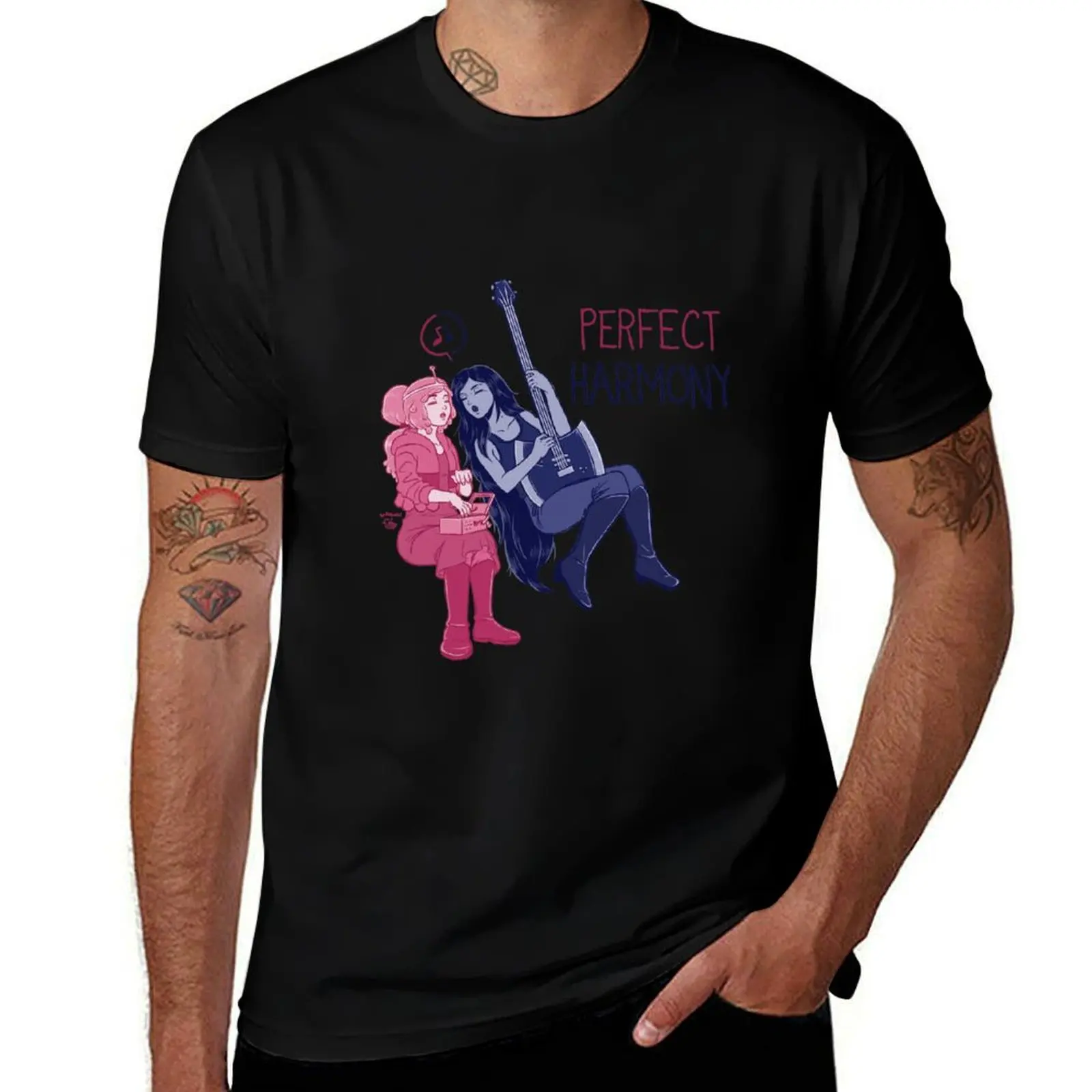 Bubbline - Perfect Harmony T-Shirt Plus Size Loose Short Sleeve Top T-Shirt