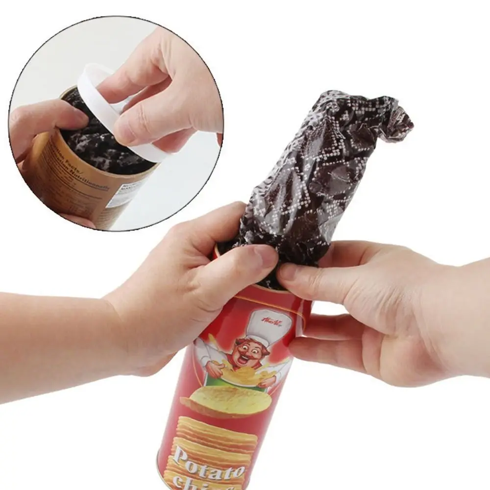 Spoof Jokes Reusable Fake Snake Toys Jump Magic Tricks Popcorn Can April Fool Day Prank Toy Party Decoration Spring Snake