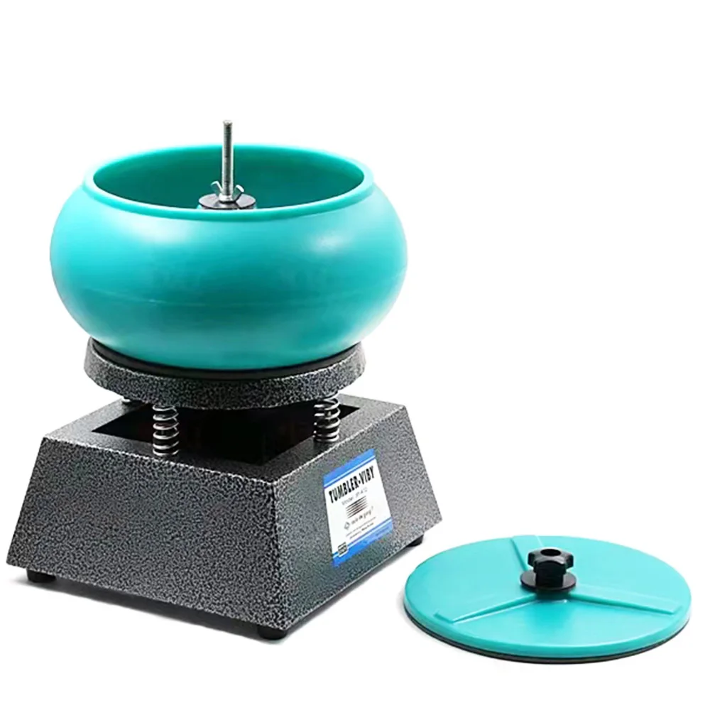 Super Grande Tumbler Vibratório Wet Dry Polisher Polimento Máquina 17