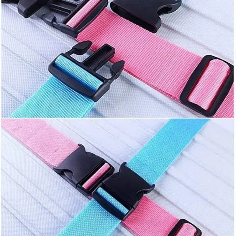 Travel Luggage Strap Adjustable Password Lock Packing Belt Baggage Secure Lock Anti-theft Luggage Strap Bundling Belt Packing