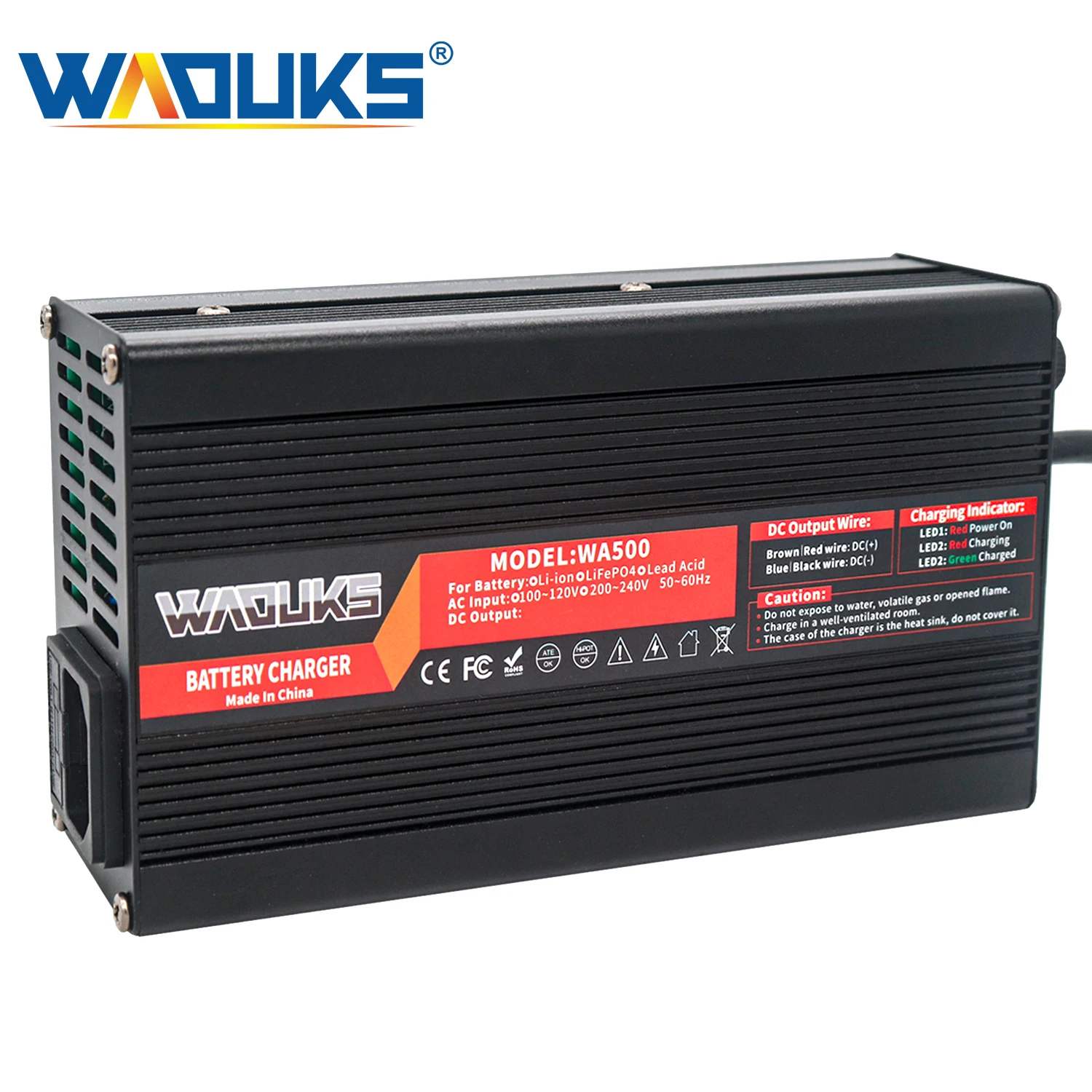 

48V 8A Lead Acid Battery Charger Usd For 48V Lead Acid AGM GEL VRLA OPZV Battery With Fan Aluminum Shell Smart Tools