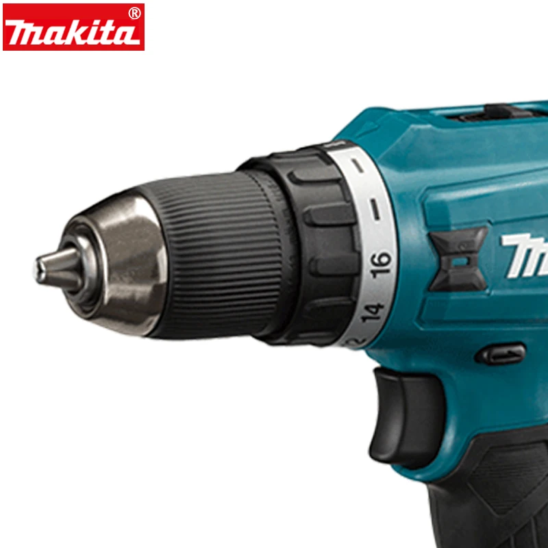 Imagem -04 - Makita-recarregável sem Fio Martelo Drill Driver Li-ion Impact Screwdriver Df488d 18v