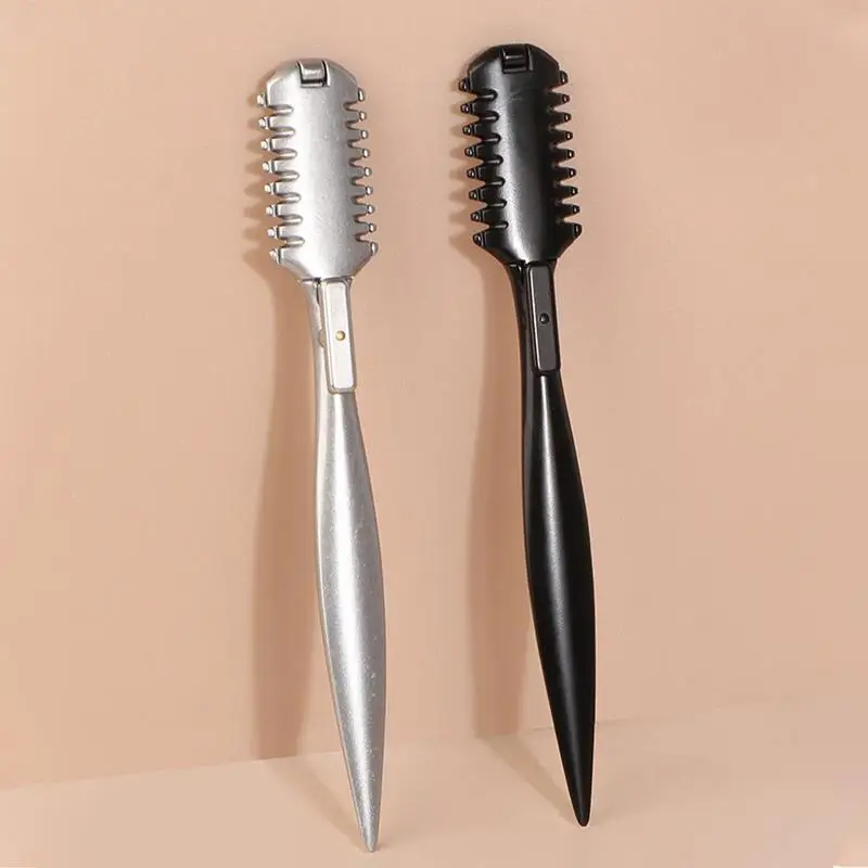 Double Edge Razor Comb para Hair Styling, Hair Cutting e Thinning Comb