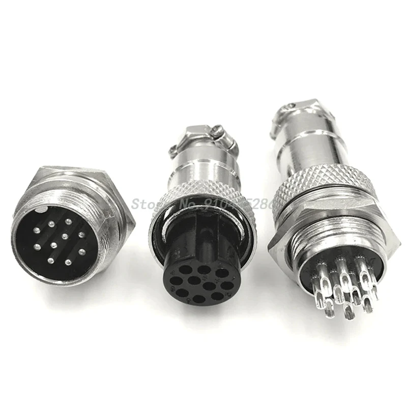 1Set GX16 2/3/4/5/6/7/8/9 Pin Male & Female 16mm ibuw Metal Circular Aviation Connector Socket Plug 2PIN 3PIN 4PIN 5PIN 6PIN BXV