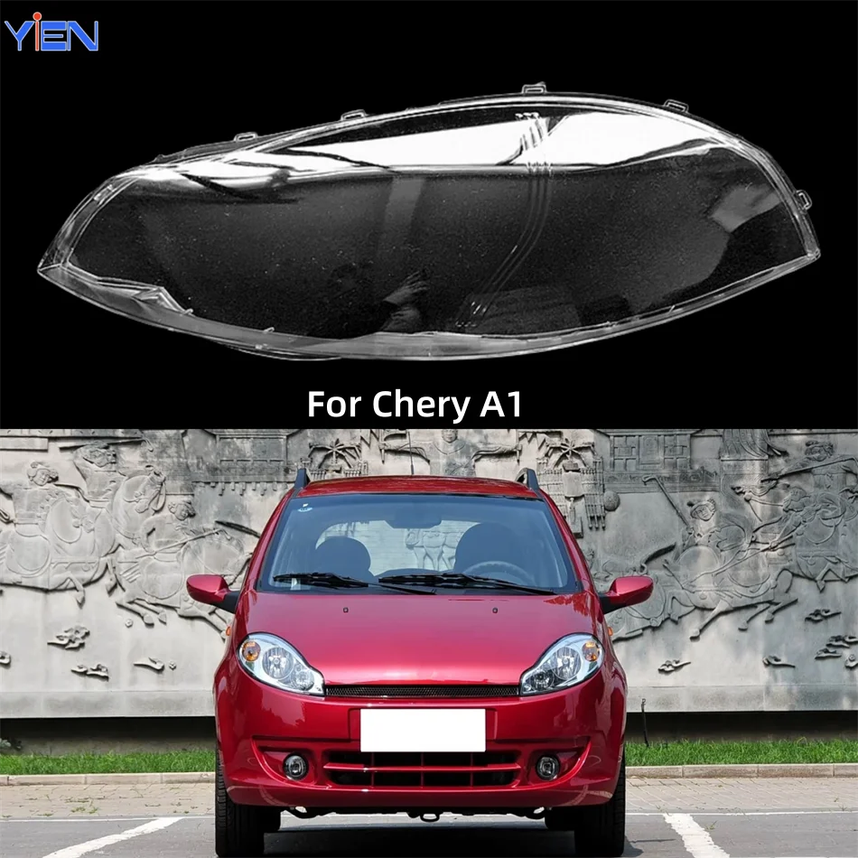 

For Chery A1 Car Replacement Parts Lights Cover Headlight Shell Lens Car Front Headlight Lens Cover Lights Shell