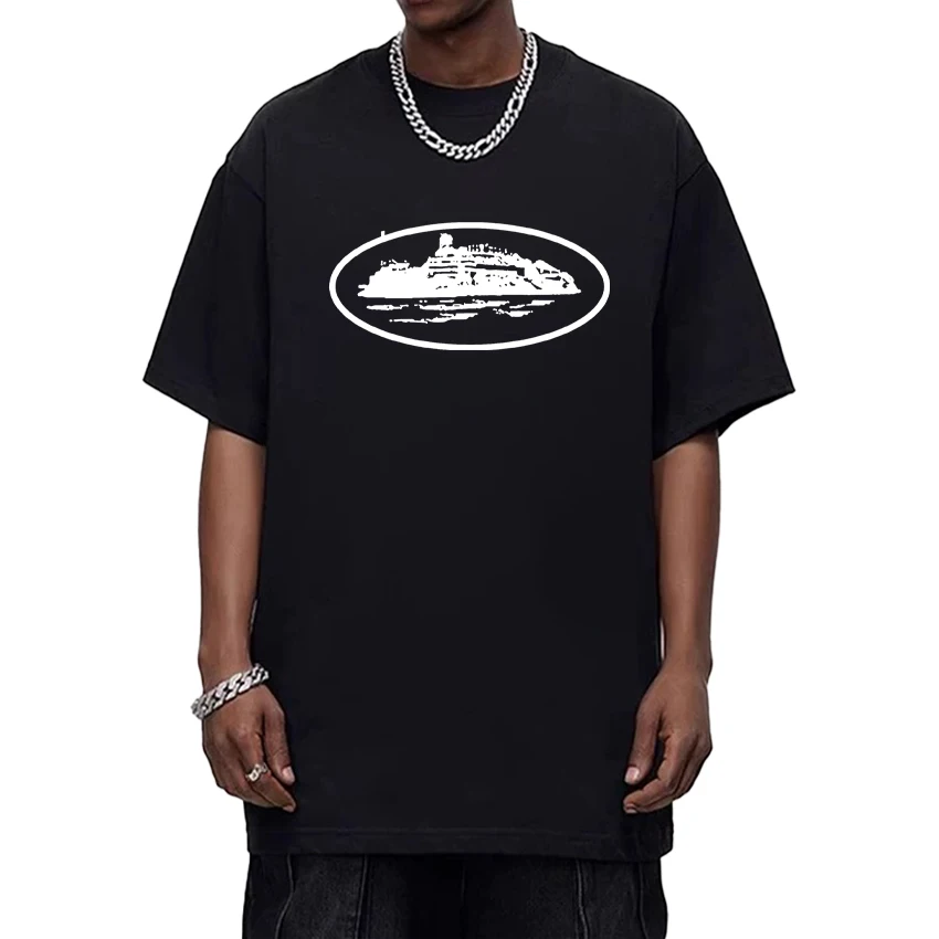 

2025 High Quality Summer Oversized Tee shirt New Printed Classic 100% Cotton Men Women short sleeve t-shirts Unisex Casual Tops