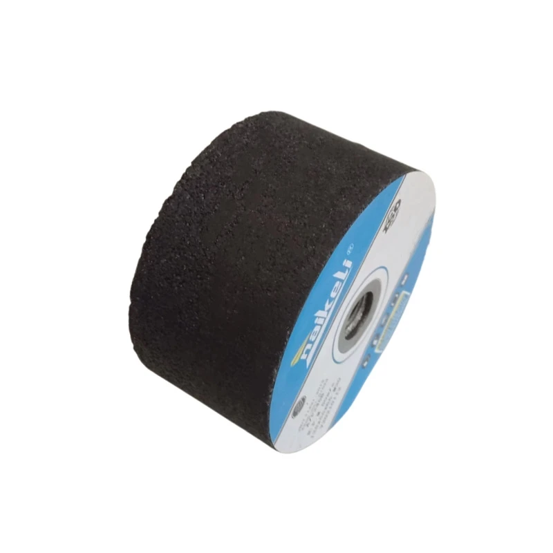 Iron Shell Covered Railway Rail Steel Track Cup Type Resin Sanding Wheel D125 * T65 * M20 Angle Grinder