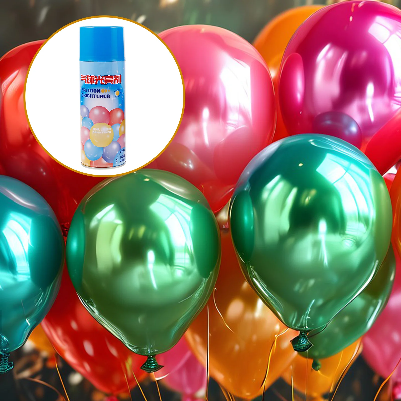 2 قطعة بالون تألق رذاذ تعزيز لمعان منع الأكسدة اللاتكس احباط بالونات لوازم الحفلات زينة تأثير طويل الأمد