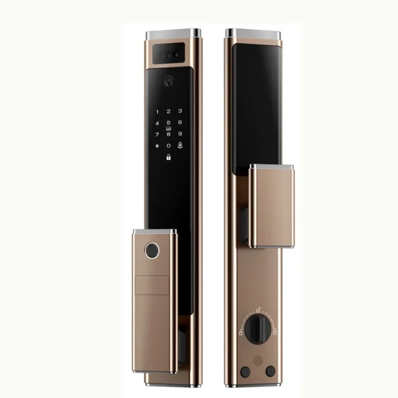 

YyhcYyhcWholesale Tuya Fully Automatic Intelligent RFID Smart Lock WIFI Bluetooth Connectivity Aluminium Glass Key Compatible WI