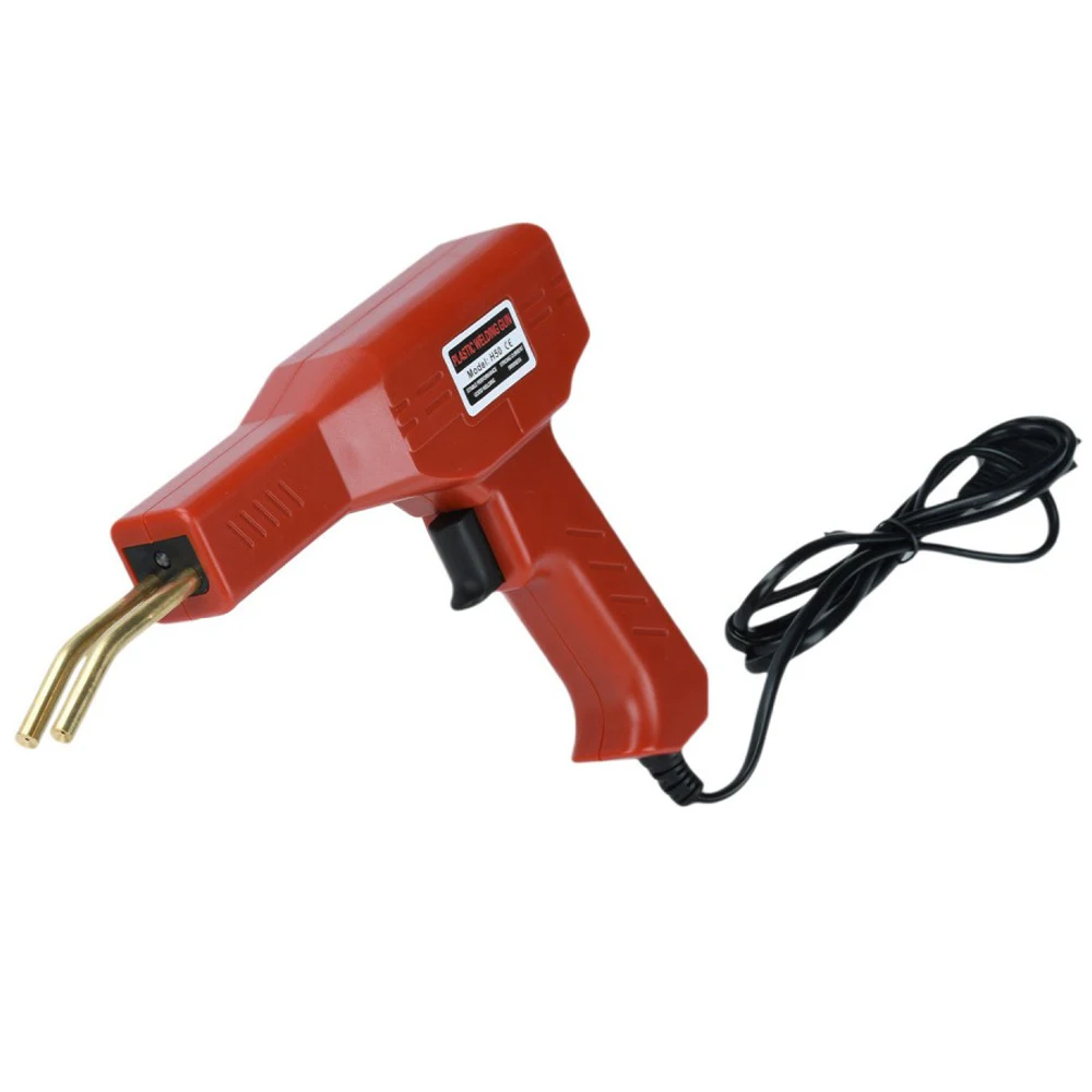 Welder Repair Tool AC110/220V Hot Stapler Car Bumper Crack Repair Kit with 4 Types Staples LED Light High Carbon Steel Nipper