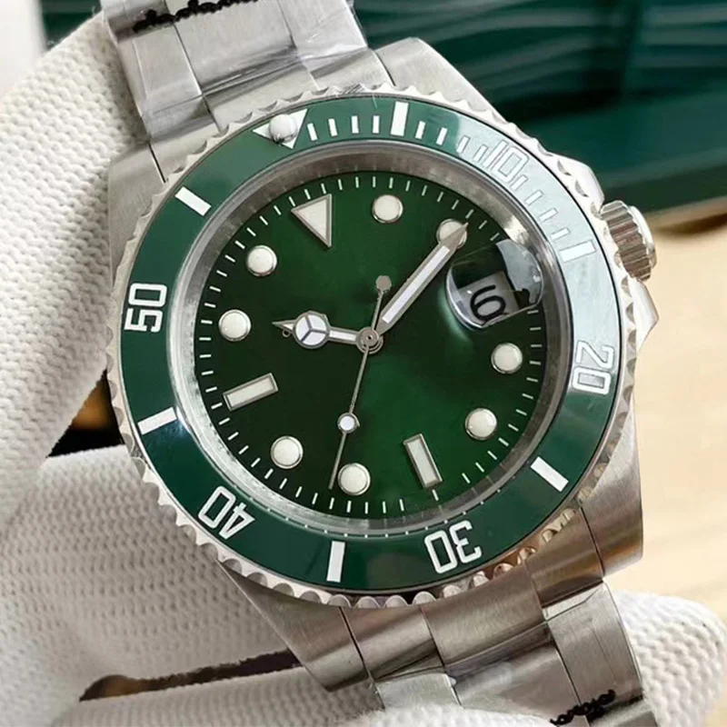 حار بيع ساعة رجالي فاخرة أعلى نظيفة 3235 وظيفة كاملة ساعة ميكانيكية الرياضة الصلب الياقوت مرآة مقاوم للماء للرجال #3