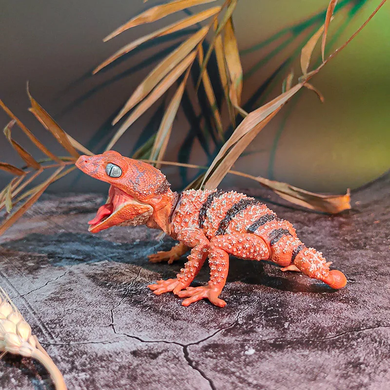 SO-TA Gashapon Capsule Toy Lizard Action Figure Gachapon Pet Reptiles Armadillo Girdled Lizard Figure Echinoderma Gecko Model