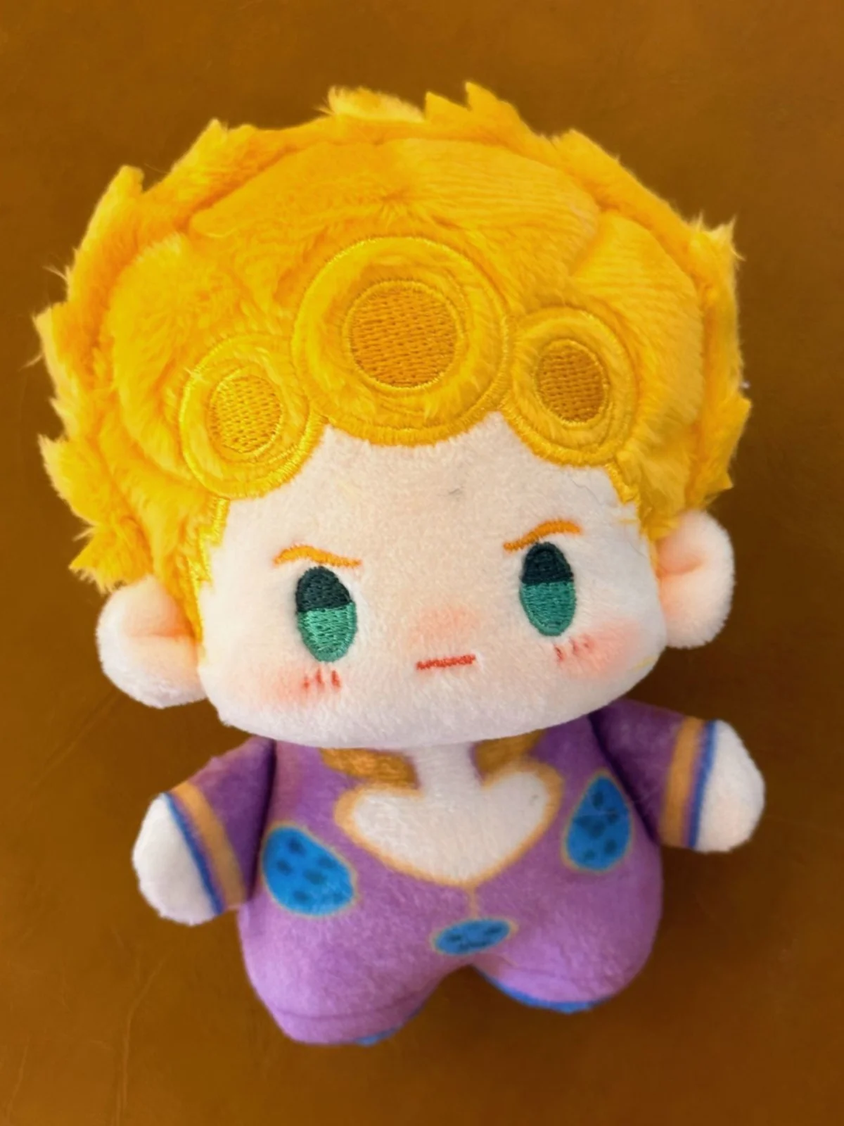 JoJo\'s Bizarre Adventure Giorno Giovanna Bruno Buccellati Anime Plush 10CM Cute Pendant Knapsack Keychain Xmas Gift