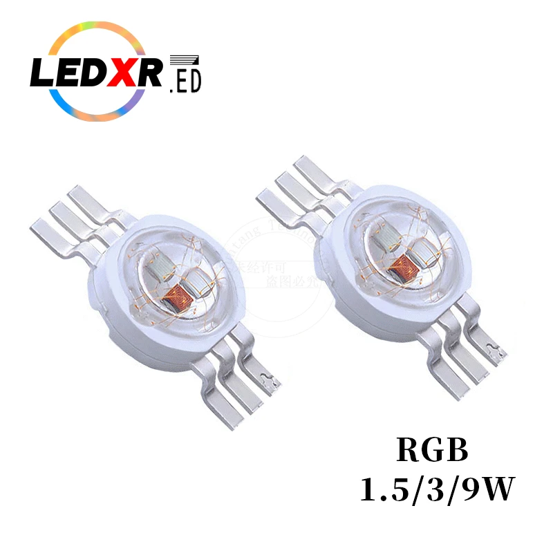 High-power Cree LED1.5W3W9W six-pin full-color LED high-power 350mA RGB lamp beads