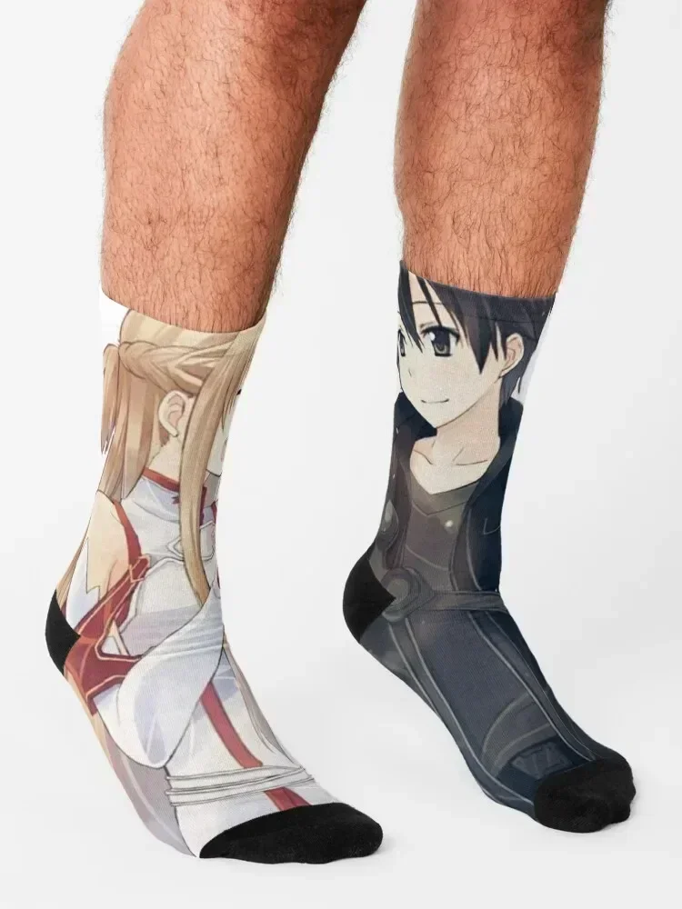 Sword art online Socks custom christmas stocking Novelties Socks Male Women's