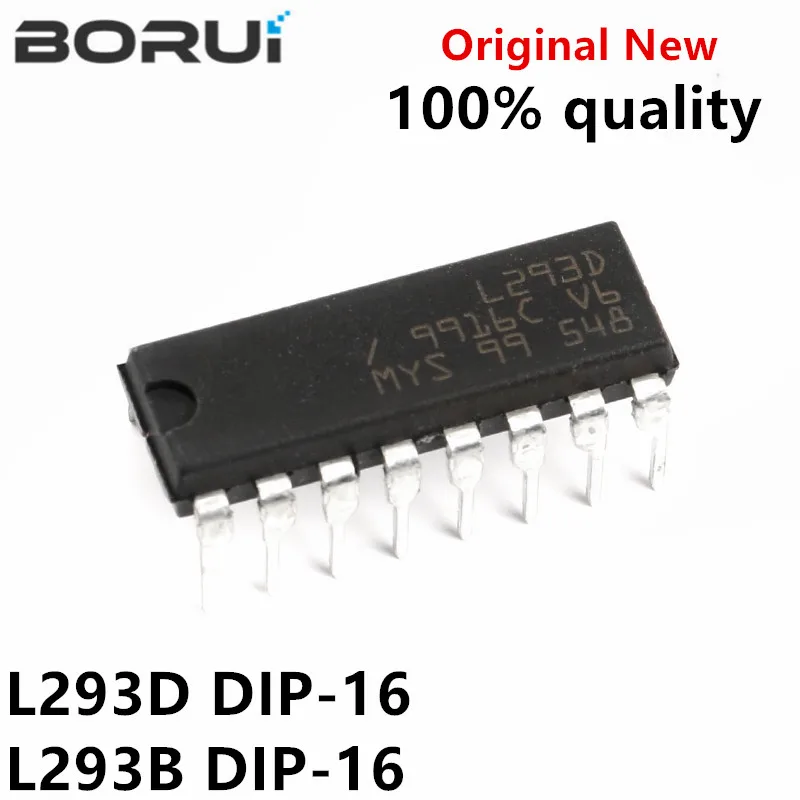 10PCS L293D L293B L293 293 DIP-16 Stepper Driver Chip IC 100% New