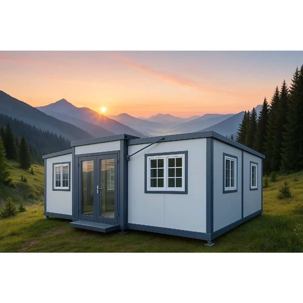 Expandable Container House 40ft 20ft Quick Assembly Prefab Home Amazon Tiny House Luxury Villa Galvanized Steel Frame Best Price