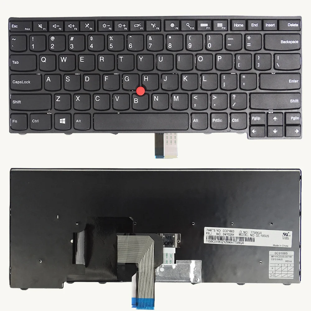 Klawiatura do laptopa ThinkPad Lenovo US/BR/SP/UK/RU/DE T440 T440p T440s T450S T460 l440 L450 L470 t4450 T431s 04 y0862 klawiatura