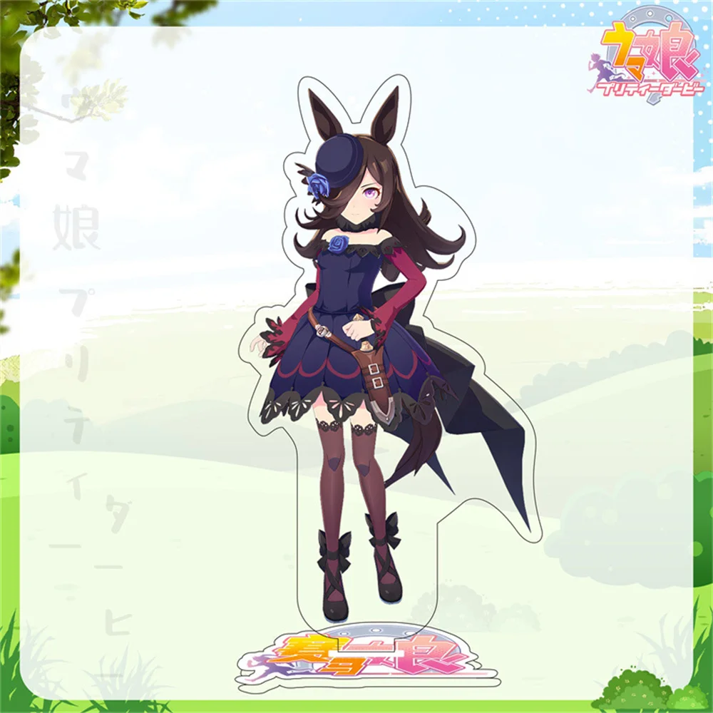 Anime Uma Musume: Pretty Derby 15cm Acrylic Stand Toukai Teiou Silence Suzuka Accessories Decor Gifts Tabletop Decoration