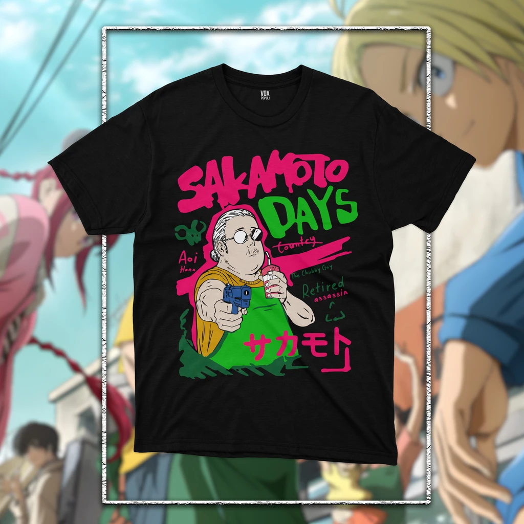 Sakamoto Days Graphic T-shirt Men Women Oversized Y2k Anime Manga